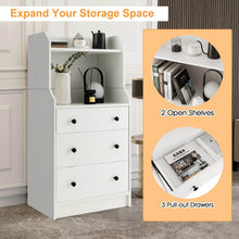 Load image into Gallery viewer, Modern Storage Dresser with Anti-toppling Device-White - Color: White
