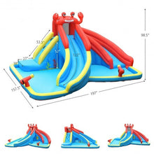 Load image into Gallery viewer, Inflatable Water Slide Bounce House with Water Cannon and 950W Blower - Color: Blue
