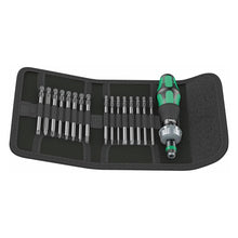 Load image into Gallery viewer, Wera Ratcheting Screwdriver Handle with Assorted SAE Bits (17-Piece Set)