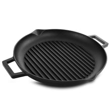Load image into Gallery viewer, Gibson General Store Addlestone 12 Inch Preseasoned Cast Iron Grill Pan With Dual Pouring Spouts
