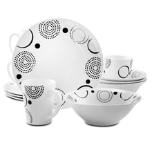 Load image into Gallery viewer, Modern Times 12 Piece Dinnerware Set

