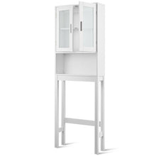 Load image into Gallery viewer, Over the Toilet Bathroom Storage Cabinet with Adjustable Shelf - Color: White