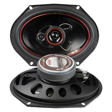 Load image into Gallery viewer, AUDIOPIPE Redline Speaker 6X8&quot; 3-WAY (pair) 300 W; PP ELECTROPLATE CONE
