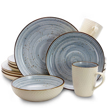 Load image into Gallery viewer, Elama Mellow 16-piece Dinnerware Set In Powder Blue
