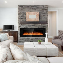 Load image into Gallery viewer, 50 Inch Recessed Ultra Thin Electric Fireplace with Timer - Size: 50 inches
