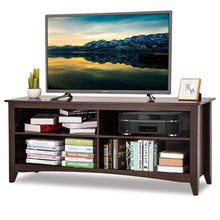 Load image into Gallery viewer, Contemporary TV Stand for up to 60-inch TV in Espresso Finish