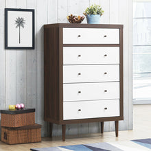 Load image into Gallery viewer, Antique-Style Free-Standing Dresser with 5 Drawers
