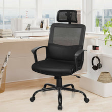 Load image into Gallery viewer, Mesh Office Chair High Back Ergonomic Swivel Chair - Color: Black