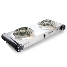 Load image into Gallery viewer, Better Chef Stainless Steel Dual Electric Burner
