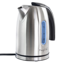 Load image into Gallery viewer, Megachef 1.2lt. Stainless Steel Electric Tea Kettle
