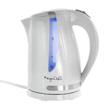 Load image into Gallery viewer, Megachef 1.7lt. Plastic Electric Tea Kettle- White
