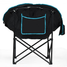 Load image into Gallery viewer, Moon Saucer Steel Camping Chair Folding Padded Seat