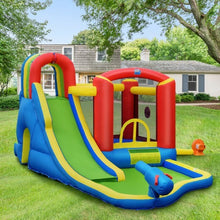 Load image into Gallery viewer, Inflatable Kid Bounce House Slide Climbing Splash Park Pool Jumping Castle Without Blower