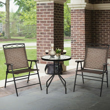 Load image into Gallery viewer, Patio Dining Set with Patio Folding Chairs and Table
