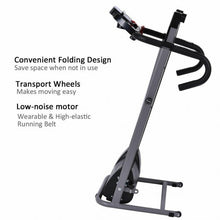 Load image into Gallery viewer, Electric Foldable Treadmill with LCD Display and Heart Rate Sensor - Size: 0.5-1.75 HP
