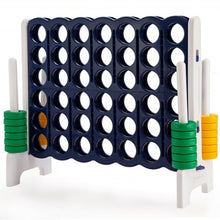 Load image into Gallery viewer, 4-to-Score 4 in A Row Giant Game Set for Kids Adults Family Fun - Color: Dark Blue