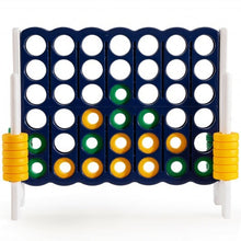 Load image into Gallery viewer, 4-to-Score 4 in A Row Giant Game Set for Kids Adults Family Fun - Color: Dark Blue