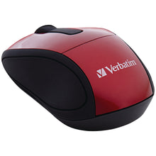 Load image into Gallery viewer, Verbatim 97540 Wireless Mini Travel Mouse (Red)