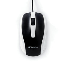 Load image into Gallery viewer, Verbatim 99740 Corded Notebook Optical Mouse (White)