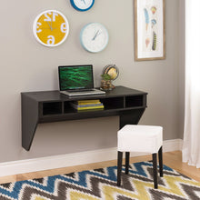 Load image into Gallery viewer, Contemporary Space Saver Floating Style Laptop Desk in Black